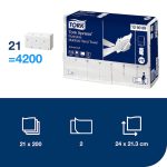 Tork Xpress® toalettbe dobható Multifold kéztörlő 129089